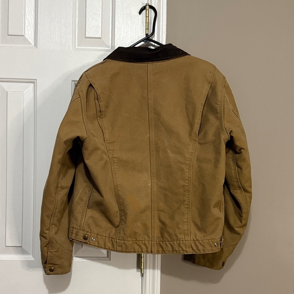 Vintage Detroit Women’s Carhartt Jacket W J097 CML Size Large - Picture 2 of 11
